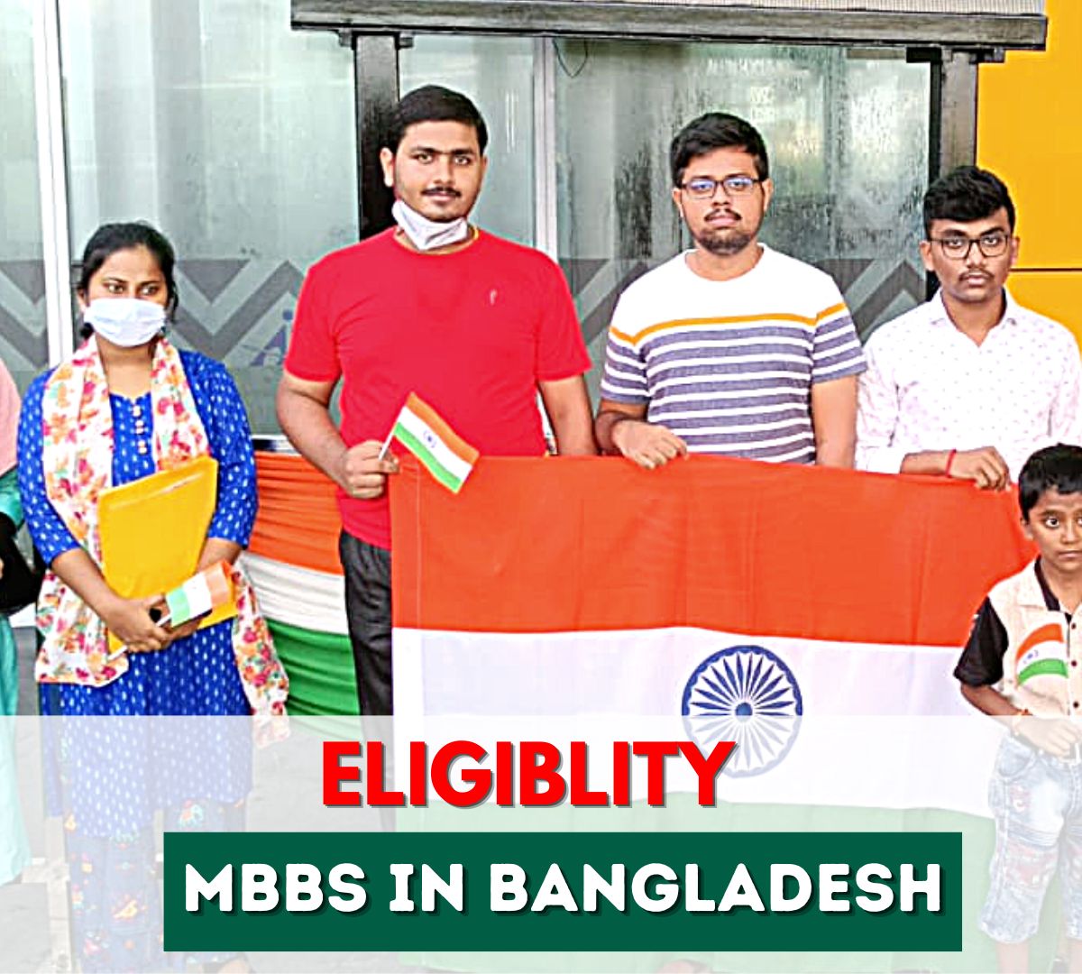 Indian students with flag – MBBS eligibility